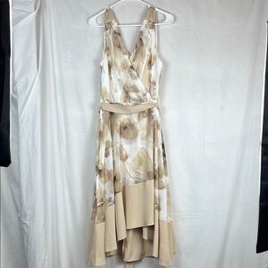 Harper Rose Cream and White Floral Summer Dress